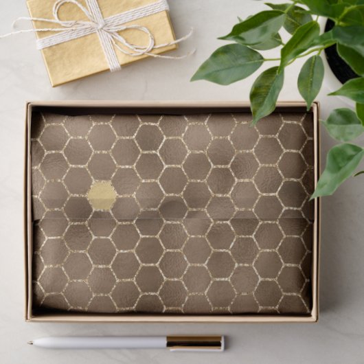 Glam Honeycomb Serie Design #13 Seidenpapier (Geschenk)