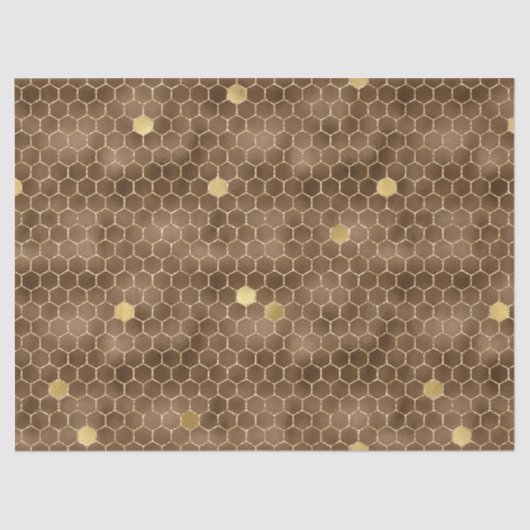 Glam Honeycomb Serie Design #13 Seidenpapier (Vorderseite)