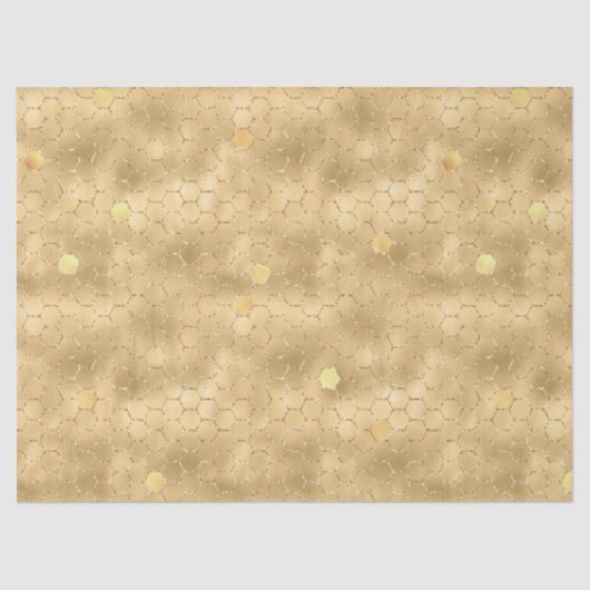 Glam Honeycomb Serie Design #3 Seidenpapier (Vorderseite)