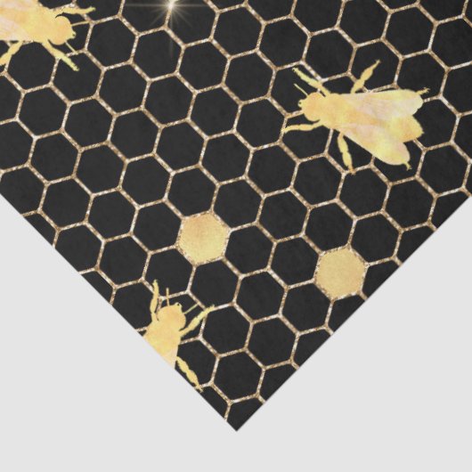 Glam Honeycomb Serie Design #6 Seidenpapier (Detail)
