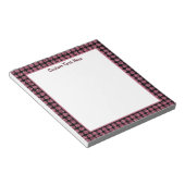 Glam Hot Pink Diamond Edelsteine Sparkle Notizblock (angewinkelt)