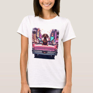 Glam Hund in Vegas Drive T-Shirt