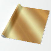 Glam Imitats Glossage Gold Vorlage extra großes Ge Geschenkpapier (Ungerollt)