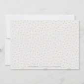 Glam Imitats Gold Glitzer Kalligraphie Save the Da Save The Date (Rückseite)