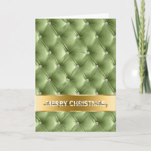 Glam Imitats Velvet Sage Green Gold Weihnachten