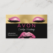 Glam Independent Rep Avon Business Card Visitenkarte (Vorderseite)