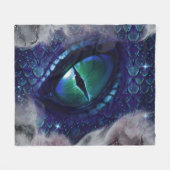 Glam Ink Gothic Fleecedecke (Vorderseite (Horizontal))