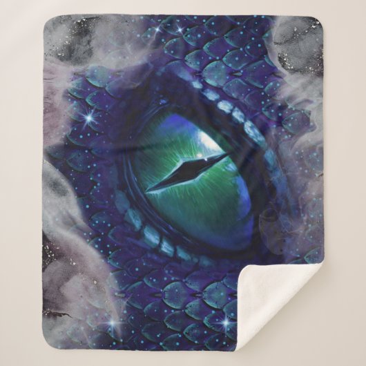 Glam Ink Gothic Sherpadecke (Vorderseite)