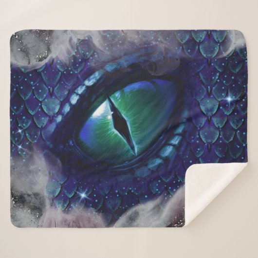 Glam Ink Gothic Sherpadecke (Vorderseite (Horizontal))