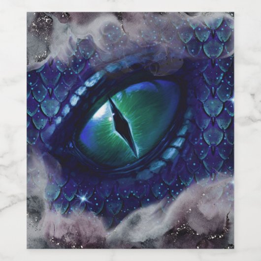 Glam Ink Gothic Weinetikett (Einzelnes Label)