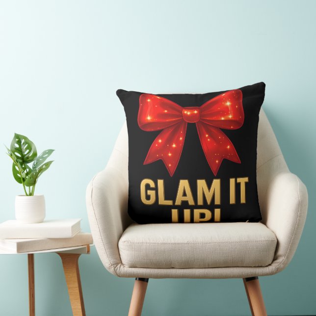 Glam It up Sparkle Bow - Confidence Energy Kissen (Stuhl )