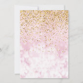 Glam jubelt bis 50 Jahre 50. Geburtstag Dankeskarte (Rückseite)