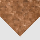 Glam Kupfer-gekleidet Shimmer Graphic Seidenpapier (Ausschnitt)