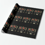 Glam Las Vegas Casino Royale Bachelor Geschenkpapier<br><div class="desc">Royal, Vintage Kartendesign Great Gatsby und Casino Thema. Es zeichnet sich durch eine Great Gatsby, Roaring 1920er Jahre alten Hollywood Art Déco Stil, königlichen Imitate Gold freer-de-lis, Vintage Schriftart, sowie spielen Karten Anzüge mit goldenen Kanten. Verwenden Sie das Tool Personalisieren, um Ihre Informationen hinzuzufügen. Für mehr, besuchen Sie bitte meine...</div>