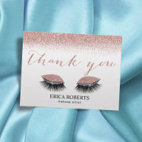 Glam Lashes Makeup Artist Rose Gold Danke