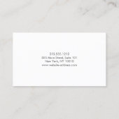 Glam Lashes Script Rose Gold Gerahmte Loyalität Treuekarte (Rückseite)