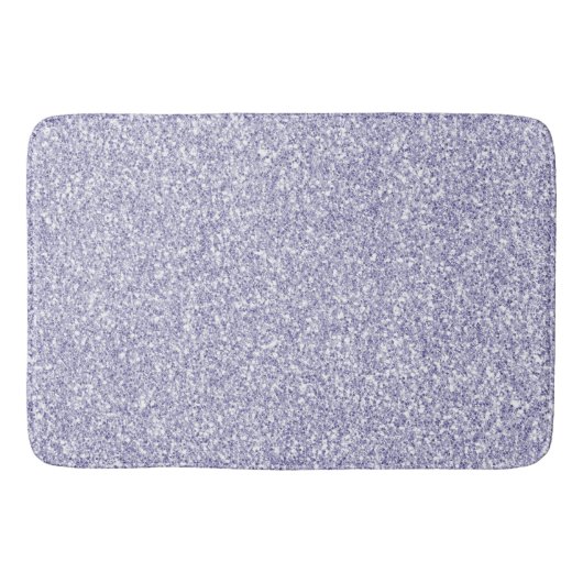 Glam Lavender Lilac Lila Glitzer Badematte (Vorderseite)