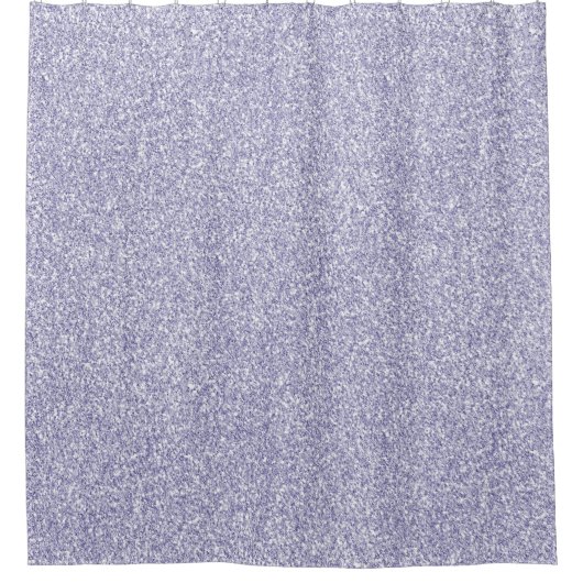 Glam Lavender Lilac Lila Glitzer Duschvorhang (Vorderseite)
