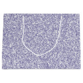 Glam Lavender Lilac Lila Glitzer Große Geschenktüte (Vorderseite)