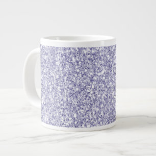 Glam Lavender Lilac Lila Glitzer     Jumbo-Tasse