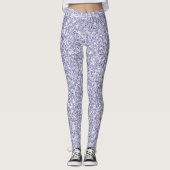 Glam Lavender Lilac Lila Glitzer          Leggings (Vorderseite)