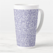 Glam Lavender Lilac Lila Glitzer Milchtasse (Rechte Ecke)