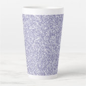 Glam Lavender Lilac Lila Glitzer Milchtasse (Vorderseite)