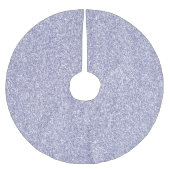 Glam Lavender Lilac Lila Glitzer Polyester Weihnachtsbaumdecke (Vorderseite)