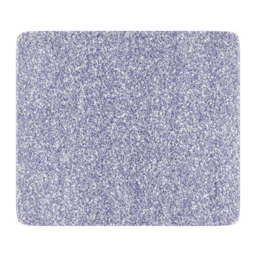 Glam Lavender Lilac Lila Glitzer Schneidebrett (Vorderseite)