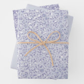 Glam Lavender Lilac Lila Leopard Print Glitzer Geschenkpapier Set (Beispiel)