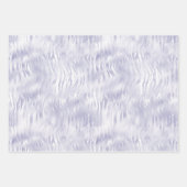 Glam Lavender Lilac Zebra Print Geschenkpapier Set (Vorderseite)