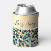Glam Leopard Boss Lady Dosenkühler (Kanne Vorderseite)