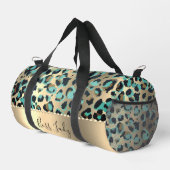 Glam Leopard Boss Lady Duffle Bag (Rechte Ecke)