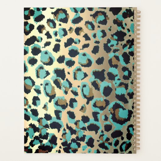 "Glam Leopard Boss Lady Planner Planer (Rückseite)