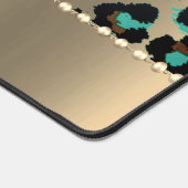 Glam Leopard Boss Lady Schreibtischunterlage (Ecke)