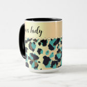 "Glam Leopard Boss Lady Tasse (Vorderseite Links)