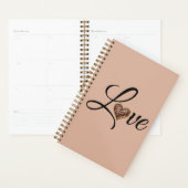 Glam Leopard Herz Liebe Design Planer (Anzeige)