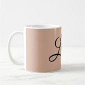 Glam Leopard Herz Liebesdesign Kaffeetasse (Links)