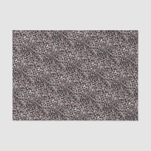 Glam Leopard Print Seidenpapier (Vorderseite)
