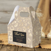 Glam Leopard Spot Pattern Safari Gold ID1154 Geschenkschachtel