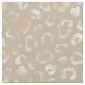 Glam Leopard Spot Pattern Safari Gold ID1154 Stoff (Nahaufnahme)