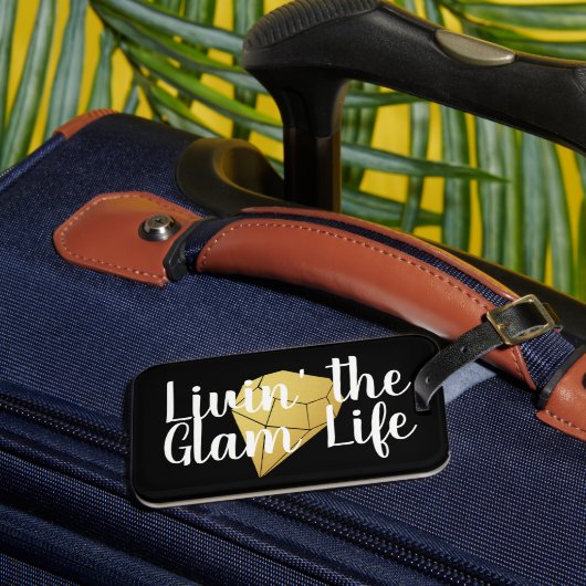Glam Life Gem Gepäckanhänger (Vorderseite Insitu 3)