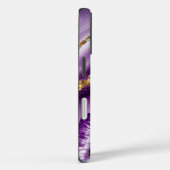 Glam Lila Agate Geode iPhone 16 Tough Case (Rückseite / Rechts)