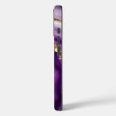 Glam Lila Agate Geode iPhone 16 Tough Case (Rückseite / Links)