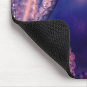 Glam Lila Glow Chic Glamour Perlen Personalisiert Mousepad (Ecke)