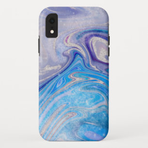 Glam lila Silbermor aus  Glitzer Case-Mate iPhone Hülle