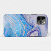 Glam lila Silbermor aus  Glitzer Case-Mate iPhone Hülle (Rückseite (Horizontal))