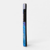 Glam lila Silbermor aus  Glitzer Case-Mate iPhone Hülle (Hinten/Links)