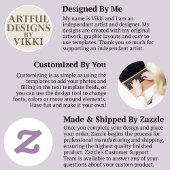 Glam Lila Simple Modern Bat Mitzvah UAWG Postkarte