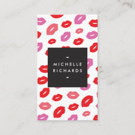 Glam Lip Print for Makeup Artists Visitenkarte